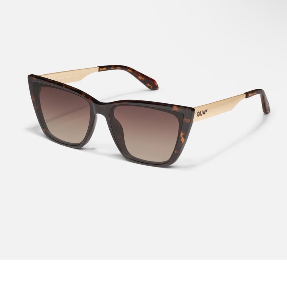 Quay Australia Sunglasses "Call The Shots" Neutral brown Cat eye